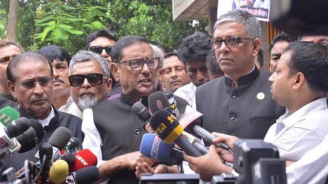 রাজনীতির বিষফোড়া বিএনপিকে মুছে ফেলতে হবে : ওবায়দুল কাদের