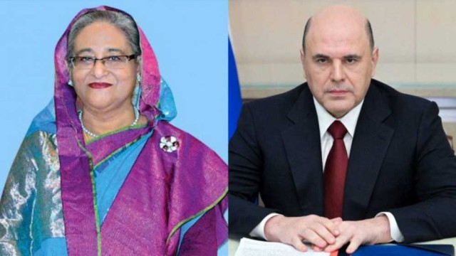শেখ হাসিনাকে রাশিয়ার প্রধানমন্ত্রীর অভিনন্দন