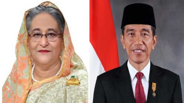 শেখ হাসিনাকে ইন্দোনেশিয়ার প্রেসিডেন্টের অভিনন্দন