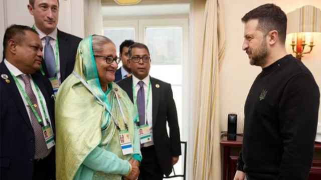 বৈশ্বিক শান্তি সম্মেলনে যোগ দিতে বাংলাদেশকে আমন্ত্রণ জানিয়ে জেলেনস্কির টুইট